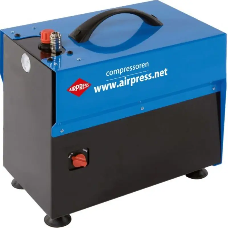 Airpress 36753 Stille Olievrije Compressor LMO 5-210 10 bar 0.75 pk/0.55 kW 5 l Express Levering