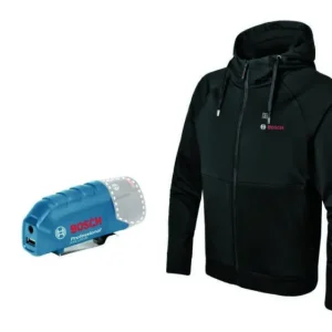 Bestseller Bosch Blauw 06188000ER GHH 12+18V XA M Accu Verwarmde hoodie excl. accu's en lader