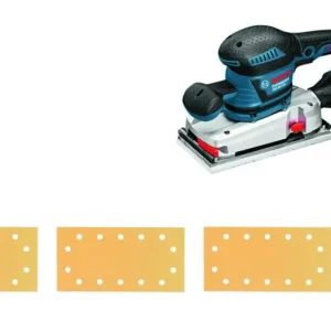 Bosch Blauw 0601292902 GSS 280 AVE Vlakschuurmachine set Op = Op