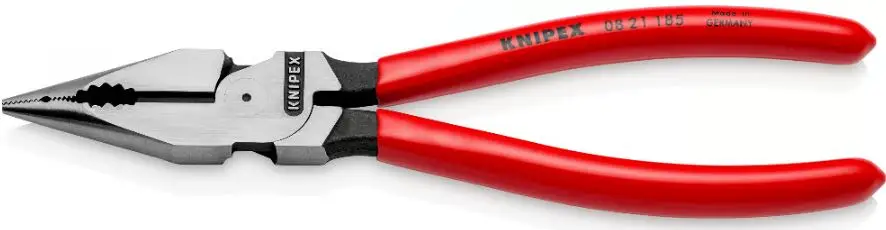 Snelle Levering Knipex 08 21 185 Spitse kombitang 185 mm