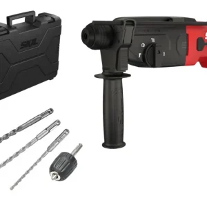 SKIL RH1E1770GA Boorhamer / beitelhamer SDS-plus 850W 2,8 J in koffer + SDS+ adapter en 3 SDS-plus boren Op = Op