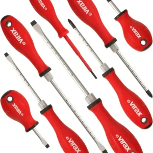 VIRAX 341820 Magnetische schroevendraaiers set van 8 stuks in etui Korting