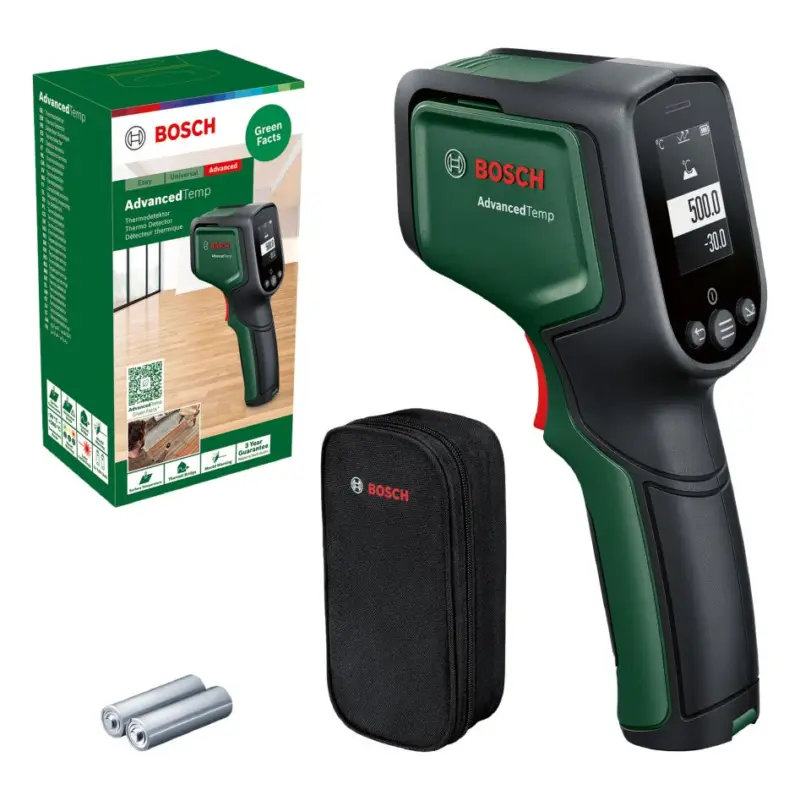 Bosch Groen 0603683200 AdvancedTemp Pyrometer Professioneel