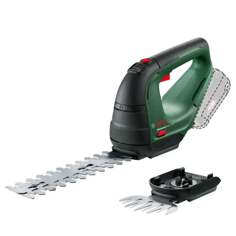 Bosch Groen 0600857001 AdvancedShear 18V-10 Buxus- en grasschaar excl. accu's en lader in doos Koop Vandaag