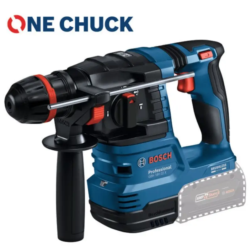 Beperkte Voorraad Bosch Blauw 0611924100 GBH 18V-22 X Accuboorhamer excl. accu's en lader in doos