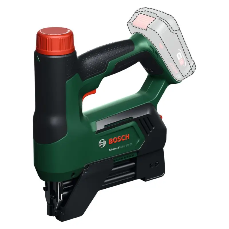 Ambachtelijk Bosch Groen 06032A7100 AdvancedTacker 18V Accutackerset excl. accu's en lader in doos