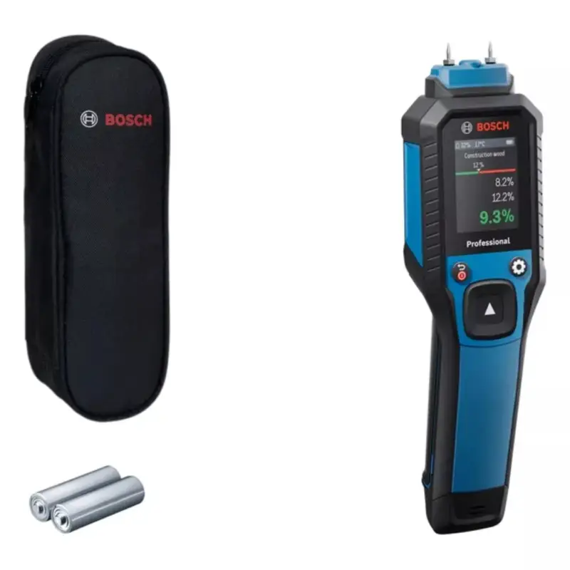 Op = Op Bosch Blauw 0601078100 GMP 2-15 Materiaalvochtmeter pin en hygro 2x 1,5V LR6 (AA) in doos