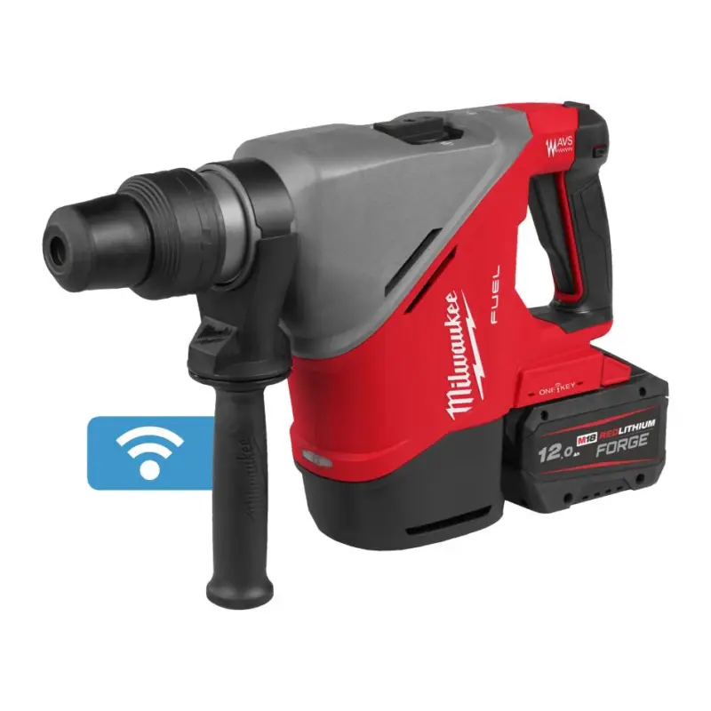 Authentiek Milwaukee 4933493138 M18 FUEL FHACO540-122C SDS-Max Boor- en Breekhamer 40mm 2x 12,0Ah accu en lader in koffer